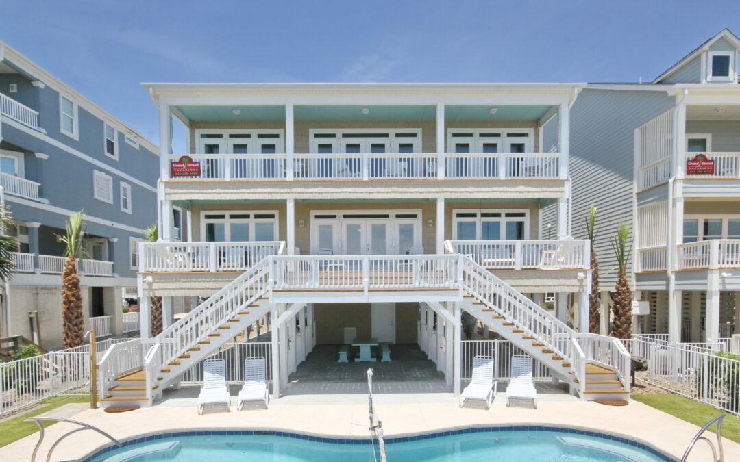 Cherry Grove Oceanfront Home with Elevator, Pool and Game Room